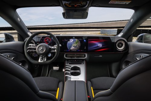 Mercedes, Mercedes-AMG CLA45 EV Revealed as 670-Horsepower Forbidden Fruit
