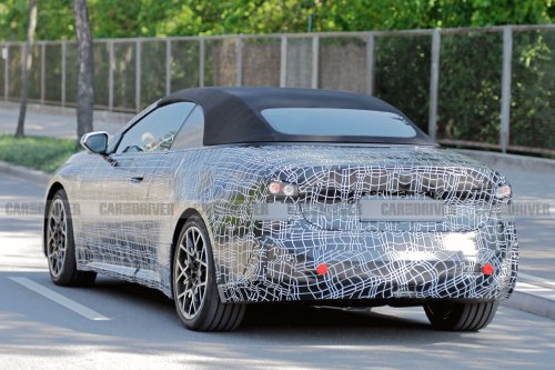 BMW, BMW i4, BMW i4 Convertible Spotted with Soft Top and Neue Klasse Styling