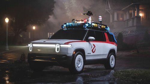 Get Busted: Rivian and Ghostbusters Collab to Create a Badass Ecto-R1 Custom Build