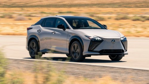 2026 Lexus RZ550e F Sport First Test: F Is for Fast in a Straight Line