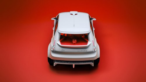 This Wild Hot Hatch Has Angry Red Crocodiles Swimming on the Hood