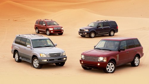 Range Rover, Rover, Lexus, Lexus LX, Lincoln, Infiniti, 2004 Range Rover vs. Lexus LX 470 vs. Lincoln Navigator vs. Infiniti QX56 Comparison Test