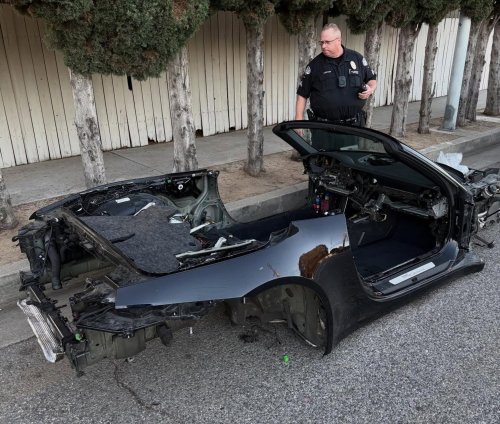 Porsche, Porsche 911, Stolen Porsche 911 Recovered After Being Stripped to the Bone in L.A.