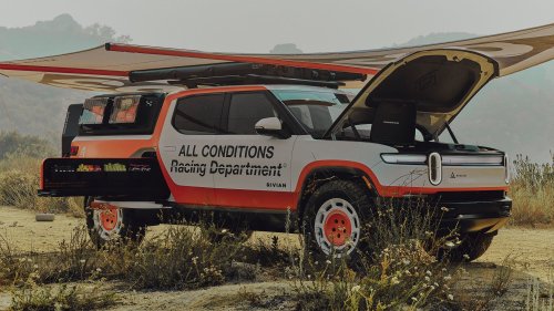 Rivian, Rivian and Nike ACG Teamed Up to Build a Custom R1T Mobile Hydration and Snack Station