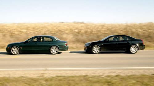 2004 Cadillac CTS-V vs. 2004 Jaguar S-Type R Comparison Test