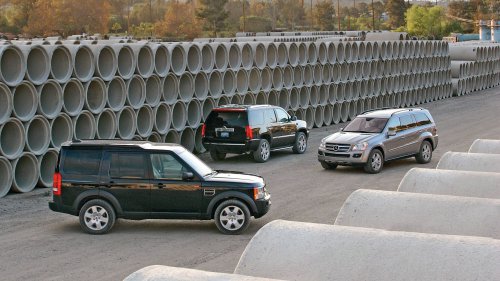 2007 Cadillac Escalade vs Mercedes-Benz GL450 vs Land Rover LR3 Comparison