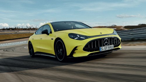 2027 Mercedes-AMG GT 4-Door Coupe EV First Look: Electric-Powered Techno-Muscle on Steroids
