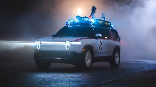 Get Busted: Rivian and Ghostbusters Collab to Create a Badass Ecto-R1 Custom Build