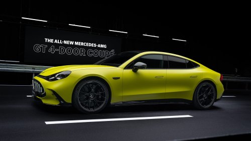 2027 Mercedes-AMG GT 4-Door Coupe EV First Look: Electric-Powered Techno-Muscle on Steroids