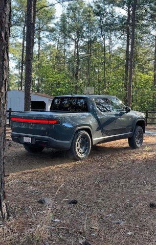 Rivian, We Figured Out How to Trick a Rivian R1T into Carolina Squatting