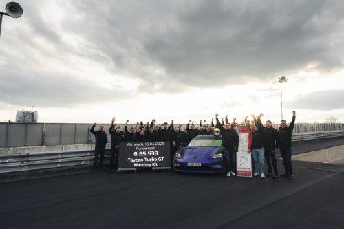Porsche, Porsche Taycan, New Manthey-Spec Porsche Taycan Turbo GT Torches the Nürburgring