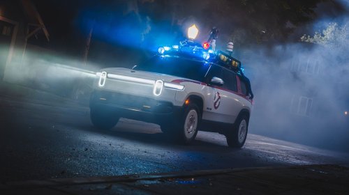 Get Busted: Rivian and Ghostbusters Collab to Create a Badass Ecto-R1 Custom Build