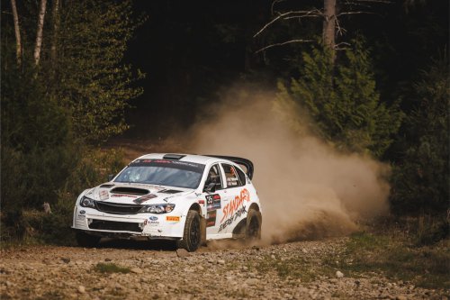 How a Flat-6-Swapped Subaru WRX STI Surprised Everyone at the Olympus Rally