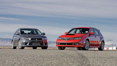 Subaru, Subaru WRX STI, Mitsubishi, Mitsubishi Lancer, 2008 Subaru WRX STI vs. 2008 Mitsubishi Lancer Evolution X Comparison