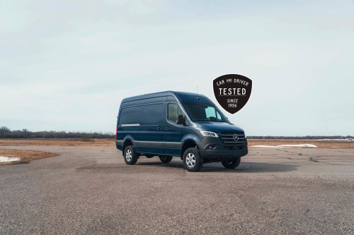 Mercedes, Test Hub: Mercedes's Towering Sprinter Van Tackles Our RTI Ramp