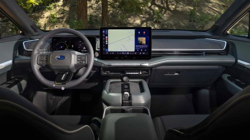Check Out the 2027 Subaru Getaway’s Interior: Some Toyota Bits, but That’s Not Bad News