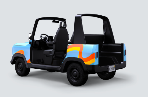 This Tiny EV Says It Can Run Errands While You Relax on the Couch