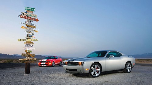 Dodge, Dodge Challenger, Ford, 2008 Dodge Challenger SRT8 vs. Ford Shelby GT500 Comparison Test