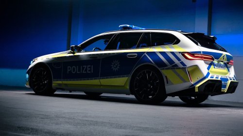 BMW Built a Road-Ready M5 Touring Police Car