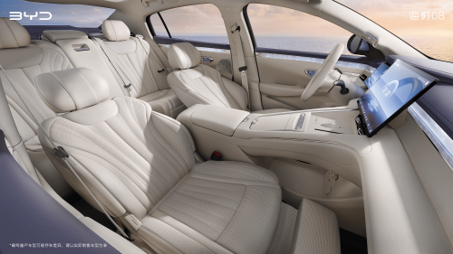 BYD Seal 08 Interior Revealed with Dual Zero-Gravity Seats
