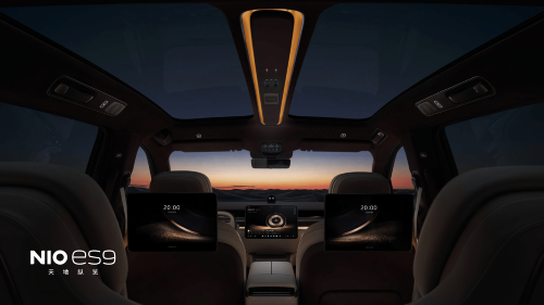 NIO, NIO ES9 Interior Design Details Revealed, Features Dual Skylights