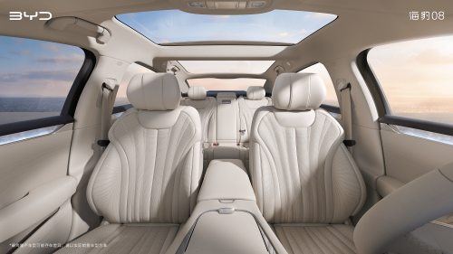 BYD, BYD Seal 08 Interior Revealed with Dual Zero-Gravity Seats