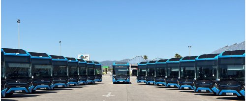 BYD, BYD Delivers 23 Electric Buses to Spain’s EMT Palma