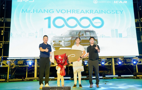 BYD, BYD Hits 10,000 NEV Deliveries in Cambodia as Local Plant Ramps Up
