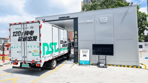 CATL Debuts China’s First Light-Truck Battery Swap Network
