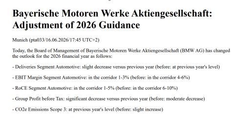 BMW Cuts Full-Year Outlook as China Pressure Weighs on Margins