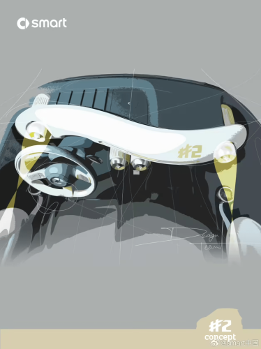 smart #2 Unveils Mercedes-Designed Interior Ahead of 2027 Launch