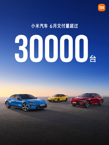 Xiaomi, Xiaomi June Deliveries Top 30K, Still 365K Short of Annual Target