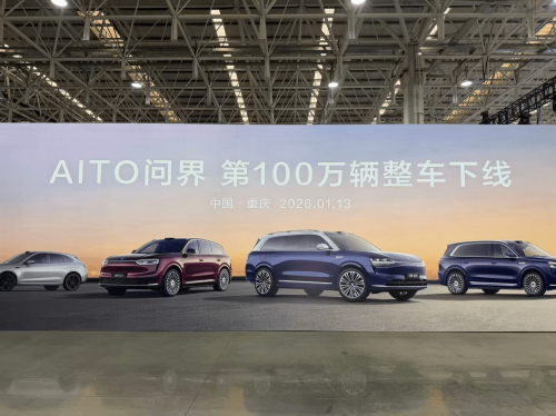AITO’s 1,000,000th Vehicle Rolls Out, Beats Nio’s Pace by 3 Years