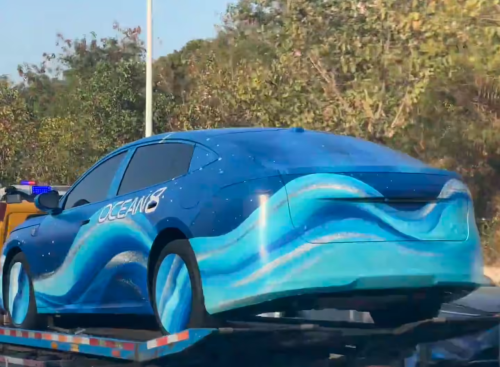 Spy Shots Reveal BYD’s Ocean Series ‘Seal 08’, Set for Q1 Launch