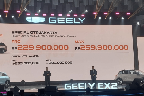 Geely, Geely Launches Locally Assembled EX2  in Indonesia, Priced From $13,600