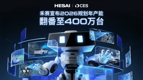 Hesai Targets 4 Million LiDAR Capacity in 2026, Partners With Nvidia on L4 Rollout