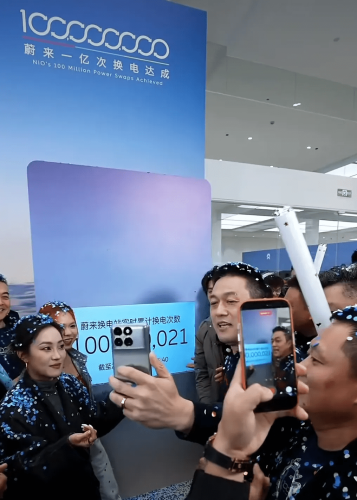 NIO, NIO Hits 100 Million Swaps After $2.5B Investment, 2,819 Days