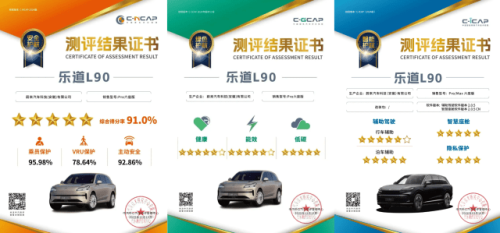 ONVO L90 Sweeps CATARC Safety Tests with Straight Five-Star Ratings