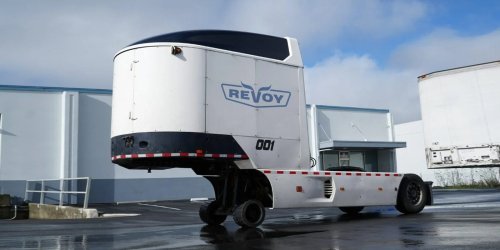 Revoy EV promises to electrify diesel semis in minutes