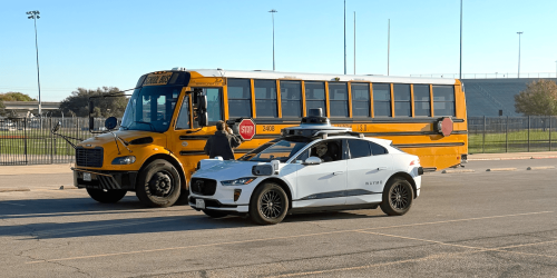 Tesla, Waymo illegally passes school bus as founder trashes Tesla FSD
