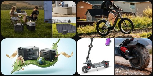 Bluetti's 2,048Wh power station dual solar panel combo now $1,050 off, beastly 80-mile Hiboy Titan PRO scooter hits $1,300, more