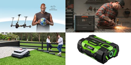 Navee Earth Day e-scooter sale with up to 50% savings, Jackery Explorer 2000 Plus power station flash sale lows, ECOVACS, more