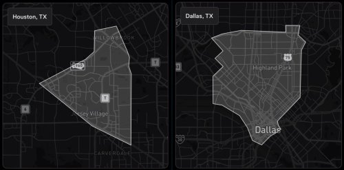 Tesla launches 'Robotaxi' in Houston and Dallas with tiny geofences