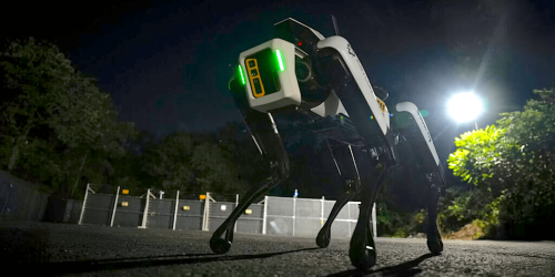 New DroneDog robot security guard gets to work