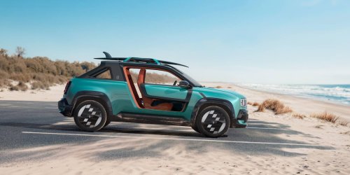 This chic beach car EV concept even has a pickup bed [Images]