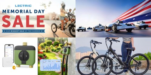 Lectric Memorial Day offers $694 bundles + up to $500 off e-bikes, Mammotion LUBA 3 AWD robot mowers, more