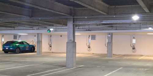 This Boston apartment complex comes with 64 EV chargers
