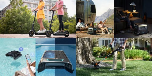 Segway 40-mile Max G30P e-scooter $500 low, Anker 2,048Wh SOLIX F2000 power station exclusive $799 low, robot skimmers, more