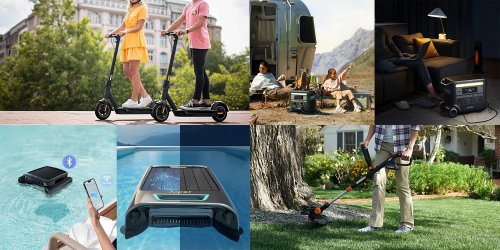 Segway 40-mile Max G30P e-scooter $500 low, Anker 2,048Wh SOLIX F2000 power station exclusive $799 low, robot skimmers, more