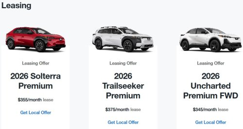 Subaru, Subaru's EVs are cheaper to lease than its gas and hybrid SUVs